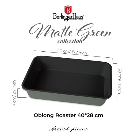 Brytfanna BerlingerHaus 40cm BH-7902 Matte Green Collection