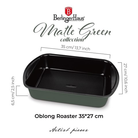 Brytfanna - Forma do pieczenia 35cm Berlinger Haus Matte Green Collection BH-7912