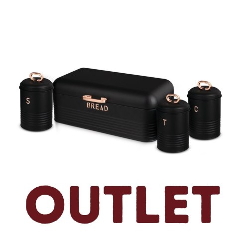 Chlebak z 3 pojemnikami Black rose BH-6753 | OUTLET
